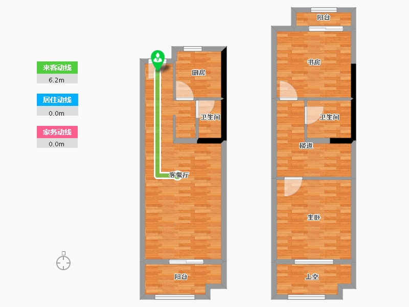 湖南省-常德市-尧业城市广场-93.01-户型库-动静线