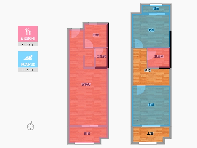 湖南省-常德市-尧业城市广场-93.01-户型库-动静分区