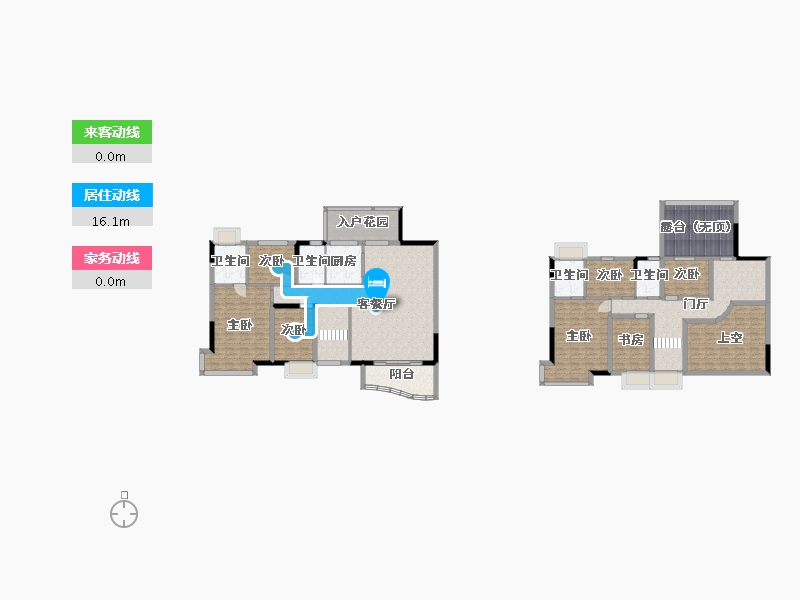 广西壮族自治区-南宁市-蓝山上城-214.15-户型库-动静线