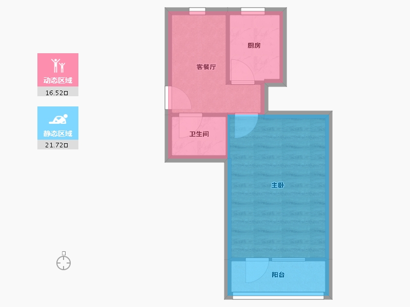 北京-北京市-柏林寺西-33.74-户型库-动静分区