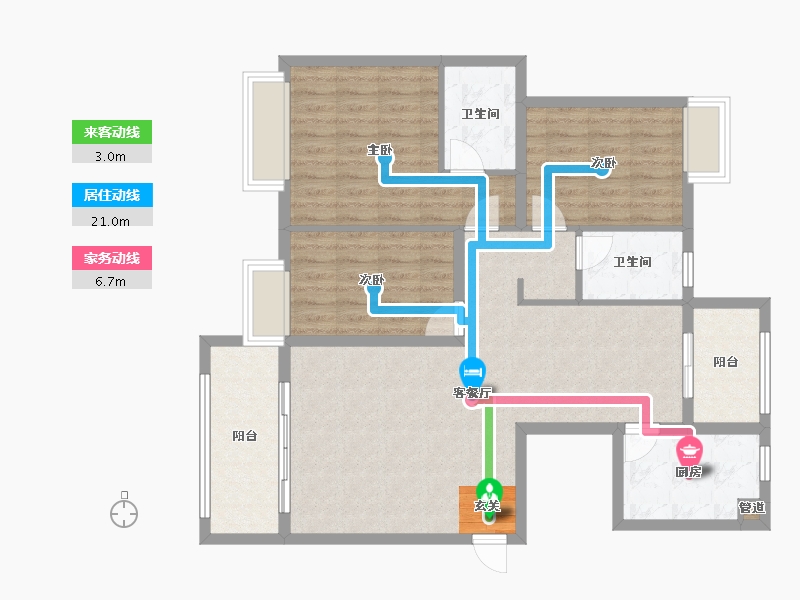 江西省-鹰潭市-中央公园-98.76-户型库-动静线