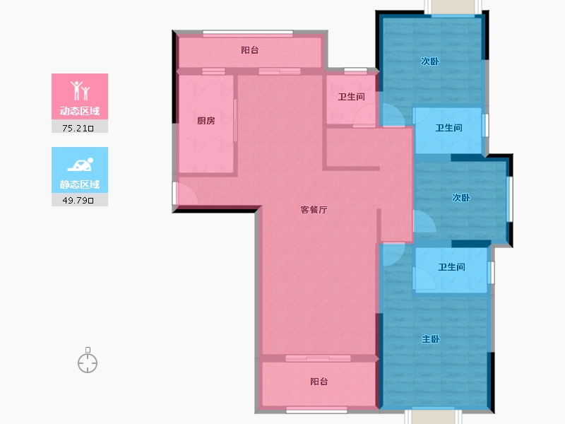 广西壮族自治区-南宁市-中房翡翠时光-112.12-户型库-动静分区