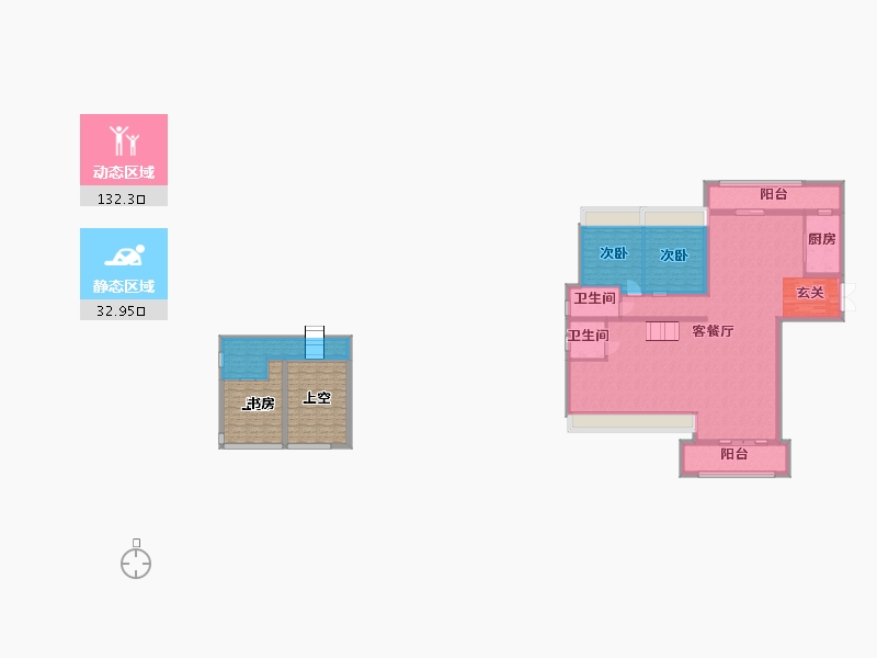 四川省-成都市-保利大国�Z-174.55-户型库-动静分区