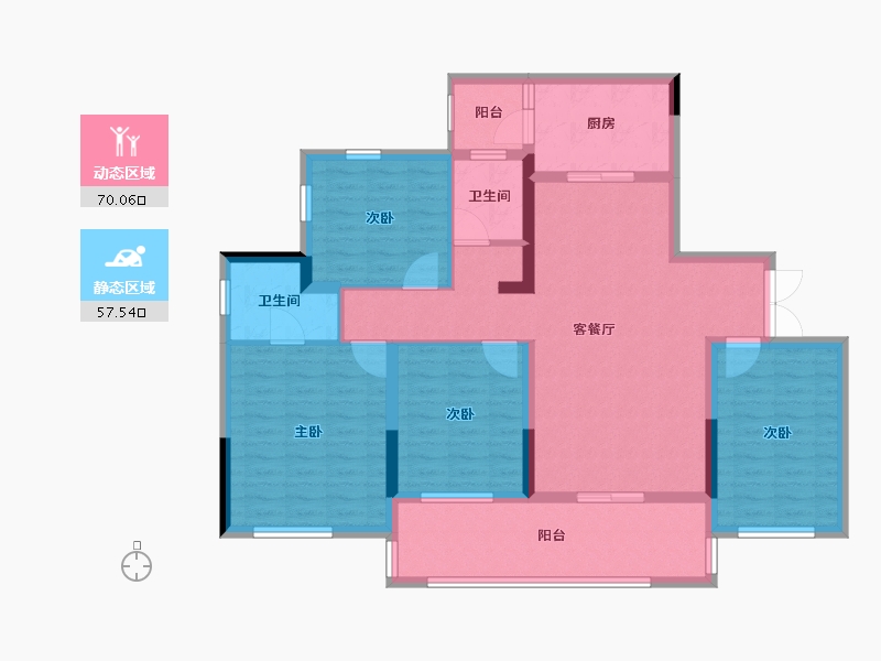 四川省-成都市-中南樾府-114.00-户型库-动静分区