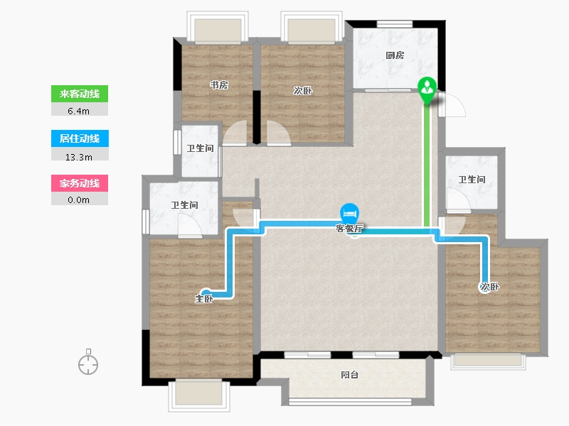 江苏省-徐州市-融创-111.10-户型库-动静线