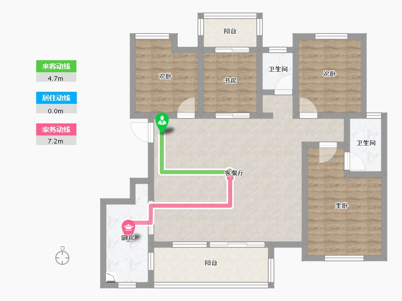 广西壮族自治区-桂林市-彰泰学府-102.01-户型库-动静线