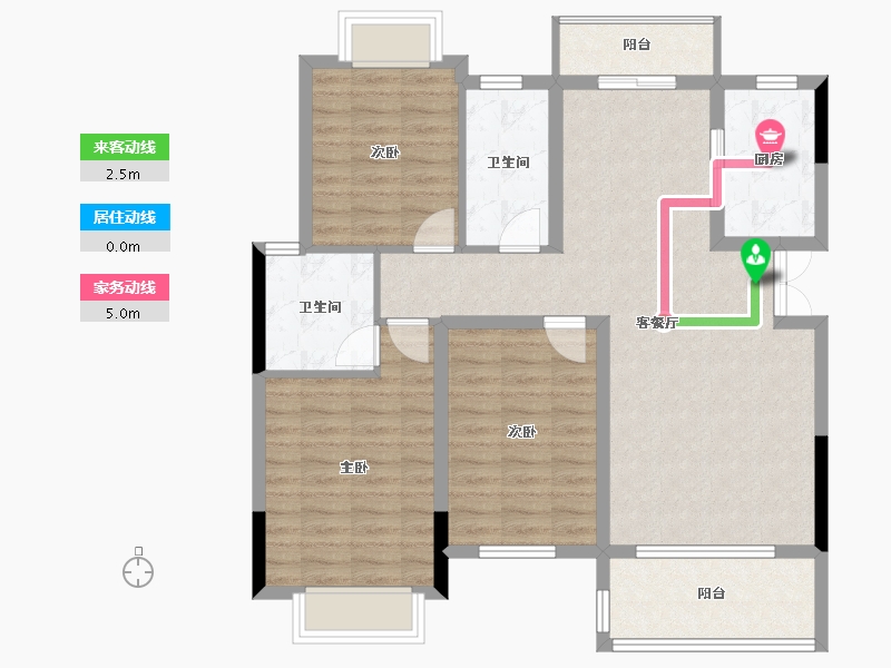 江西省-萍乡市-中央学府-97.32-户型库-动静线