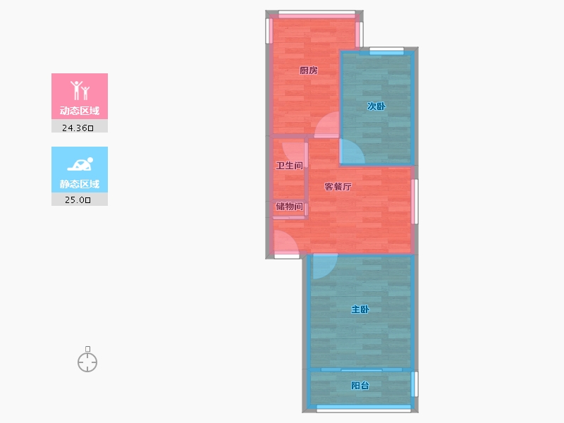 山东省-烟台市-上夼西路-44.04-户型库-动静分区