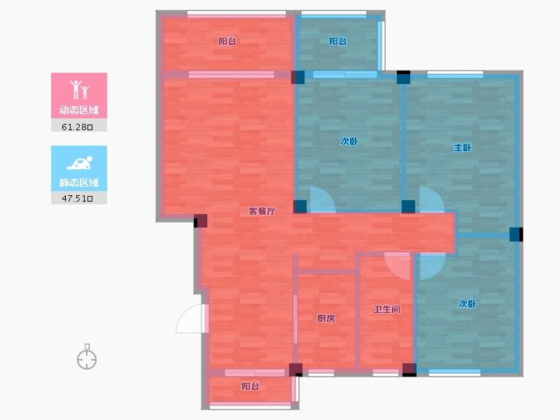 江西省-景德镇市-城市之星-98.91-户型库-动静分区