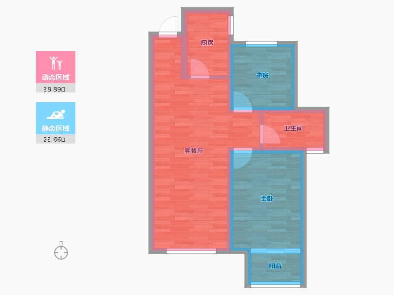 河北省-沧州市-颐和-55.13-户型库-动静分区