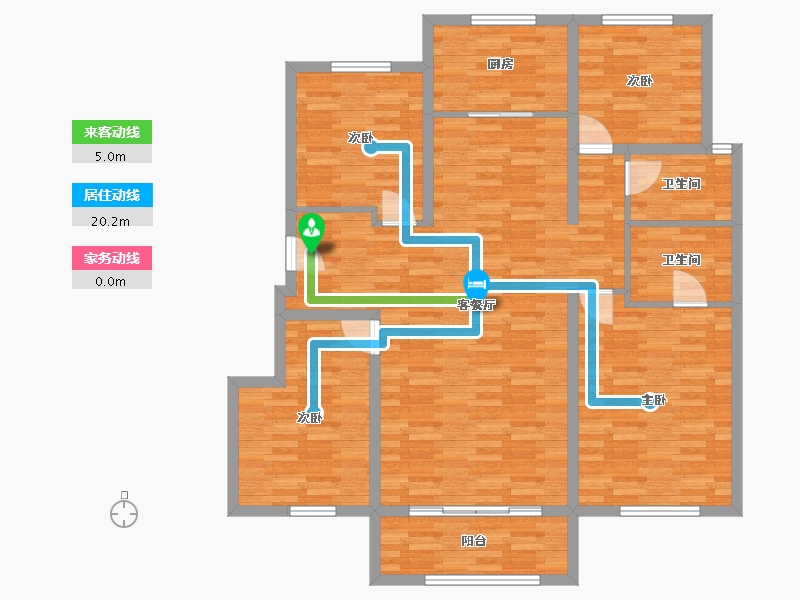 河北省-邯郸市-泽信红熙府-120.00-户型库-动静线