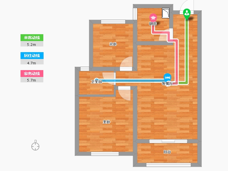 甘肃省-兰州市-新区-61.04-户型库-动静线