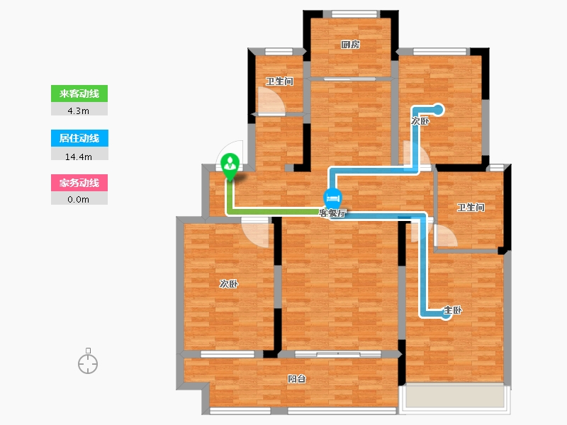 河南省-漯河市-苏荷公馆-110.01-户型库-动静线