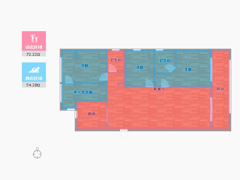 福建省-南平市-宜和佳苑-115.58-户型库-动静分区