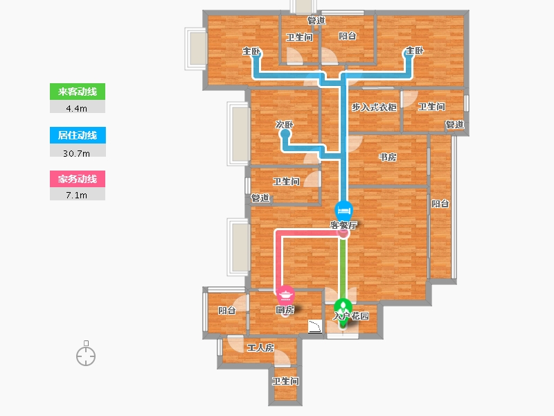 广东省-广州市-悦江上品苑-148.40-户型库-动静线