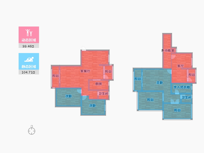 安徽省-阜阳市-金悦时代-180.47-户型库-动静分区