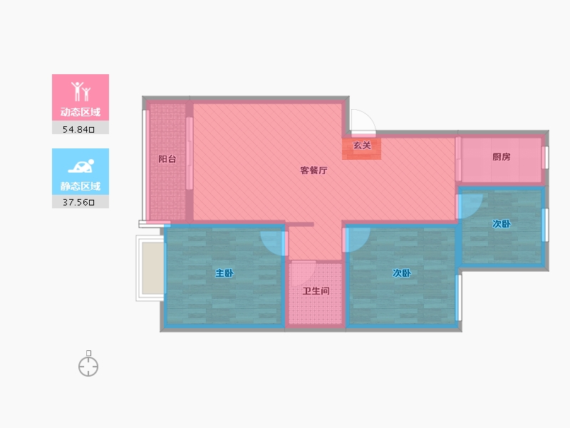 山西省-运城市-学府名都-80.70-户型库-动静分区