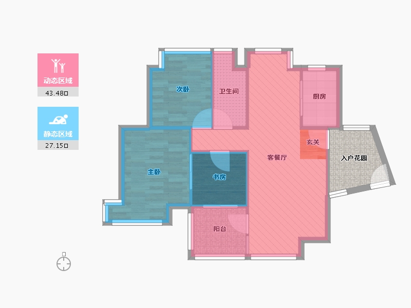 广东省-深圳市-锦绣江南-68.42-户型库-动静分区