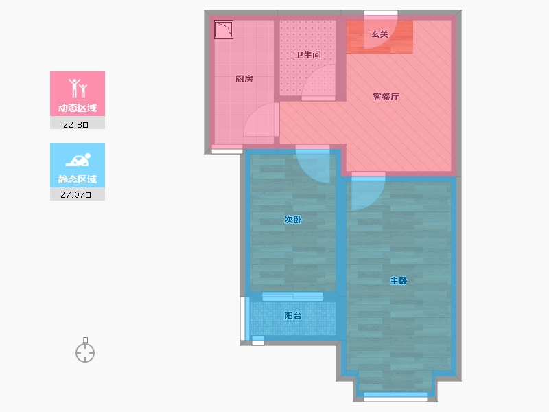 河北省-石家庄市-裕园-42.35-户型库-动静分区