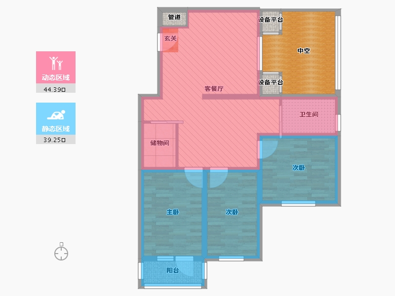 山西省-晋中市-书林家园-86.52-户型库-动静分区