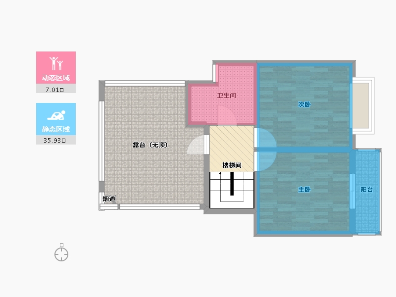 江苏省-苏州市-新华舍-65.35-户型库-动静分区