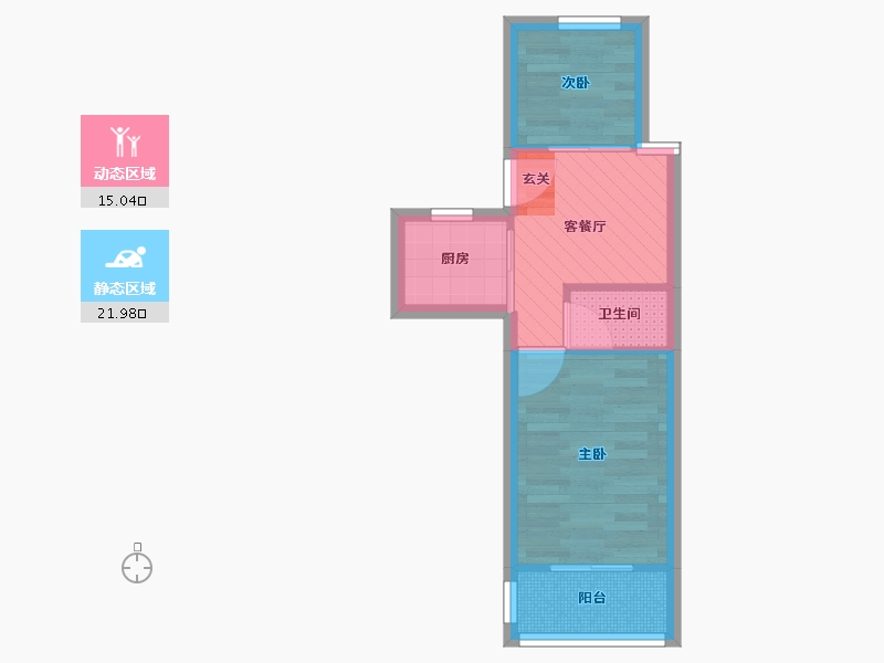 浙江省-杭州市-米市巷小区-31.66-户型库-动静分区