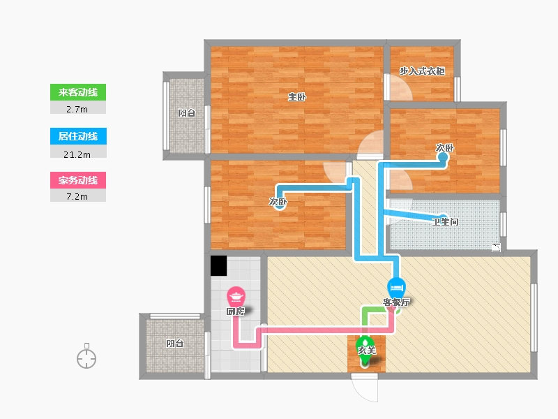 河南省-漯河市-和谐家苑-97.65-户型库-动静线