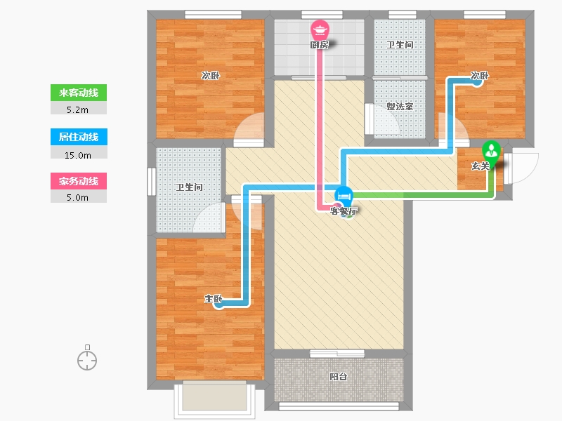 河北省-邢台市-和安小区-80.92-户型库-动静线