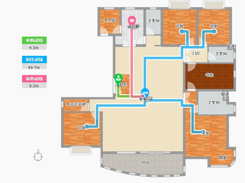 福建省-泉州市-海宸尊域-269.88-户型库-动静线