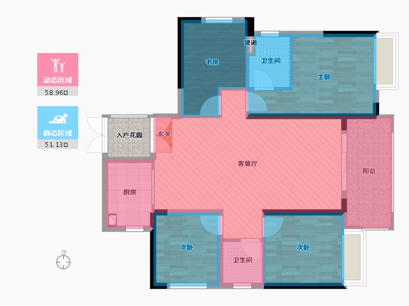 江西省-赣州市-正源时代-101.11-户型库-动静分区