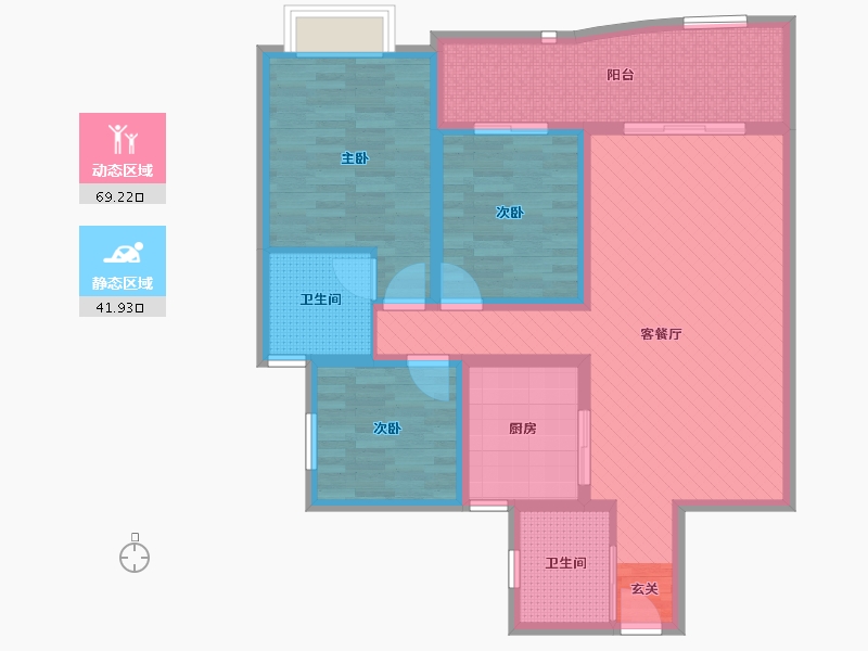 贵州省-铜仁市-松桃外滩-97.01-户型库-动静分区