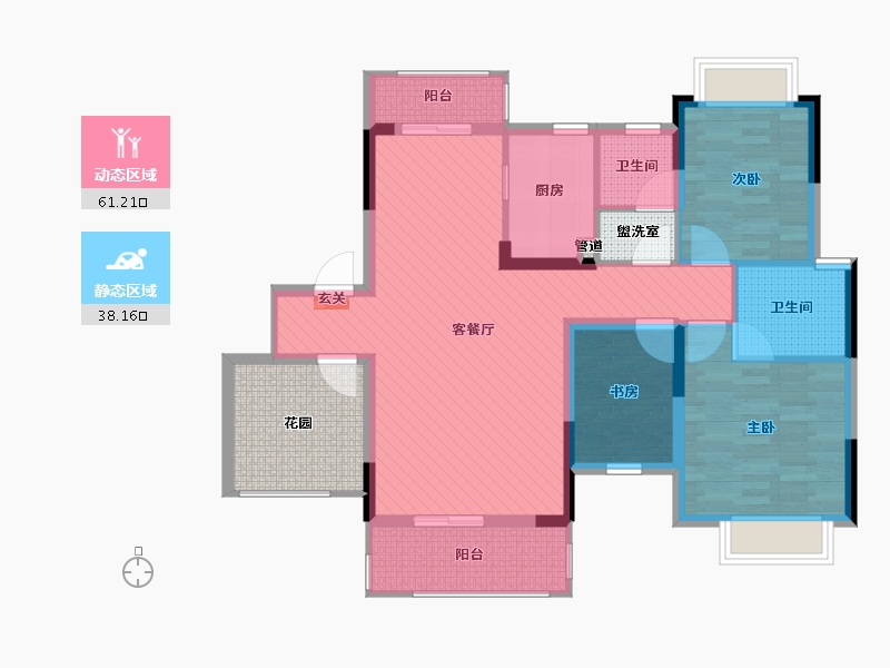 湖南省-怀化市-大汉新城-97.26-户型库-动静分区