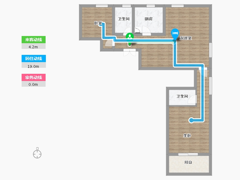 河北省-石家庄市-陕建・翠园锦绣-78.49-户型库-动静线