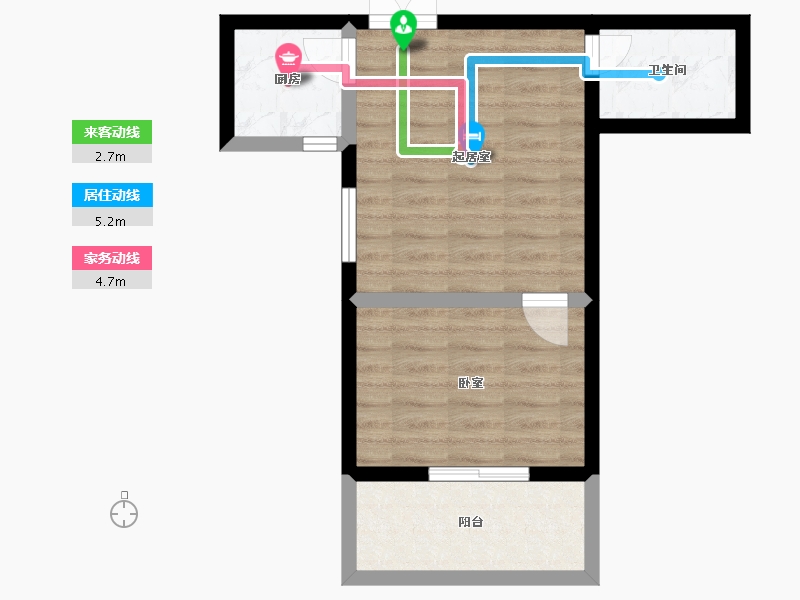 河北省-石家庄市-陕建・翠园锦绣-43.49-户型库-动静线