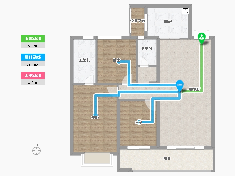 陕西省-西安市-奥园璞樾湾-100.01-户型库-动静线