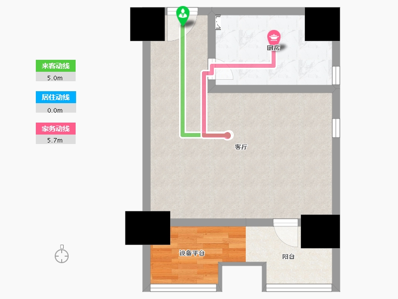 陕西省-西安市-南湖�o汇-44.74-户型库-动静线