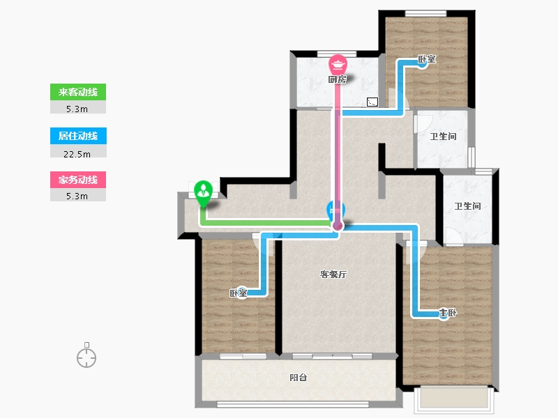 青海省-西宁市-富力开远城-114.85-户型库-动静线