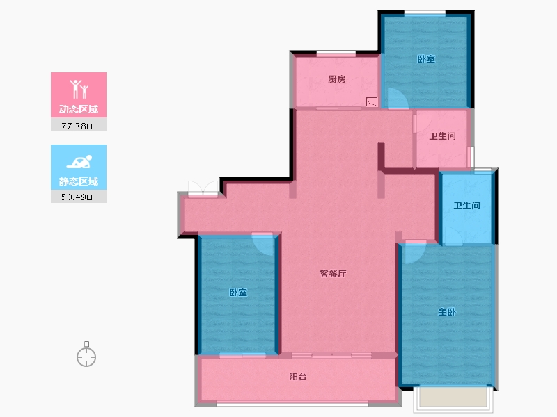 青海省-西宁市-富力开远城-114.85-户型库-动静分区