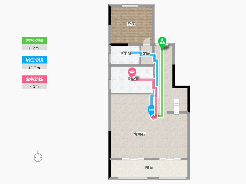 陕西省-西安市-新城玺樾骊府-130.47-户型库-动静线