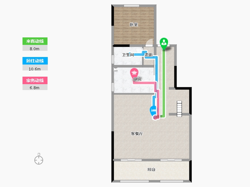 陕西省-西安市-新城玺樾骊府-125.88-户型库-动静线