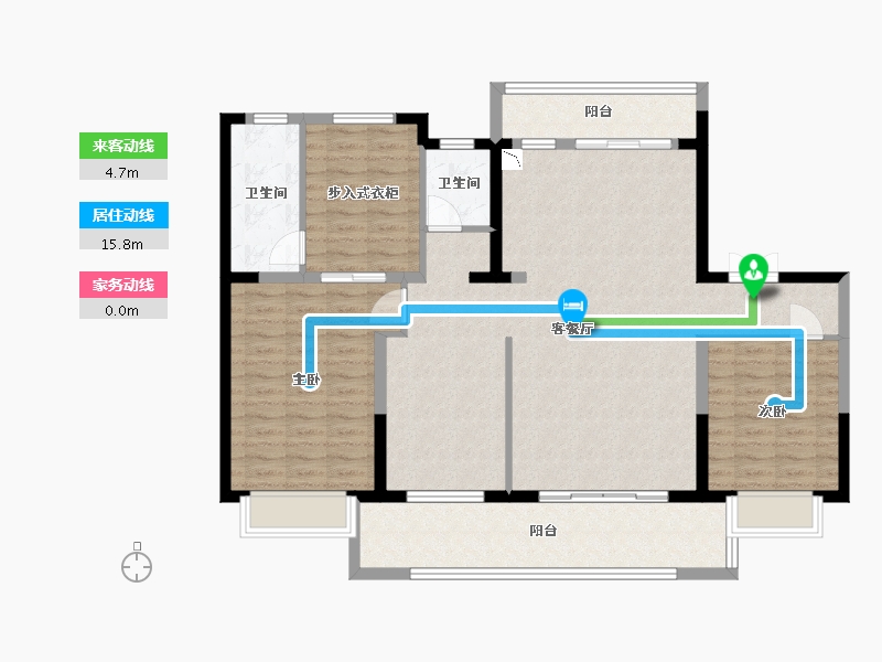 陕西省-延安市-阳光城-119.54-户型库-动静线