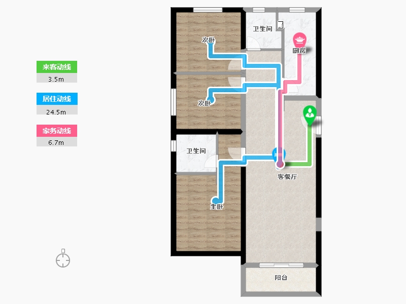 青海省-西宁市-富力开远城-92.03-户型库-动静线