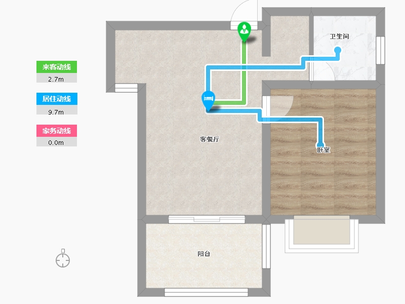 陕西省-西安市-太白逸境-43.50-户型库-动静线