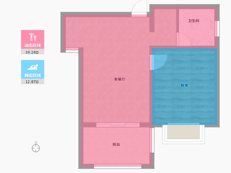 陕西省-西安市-太白逸境-43.50-户型库-动静分区