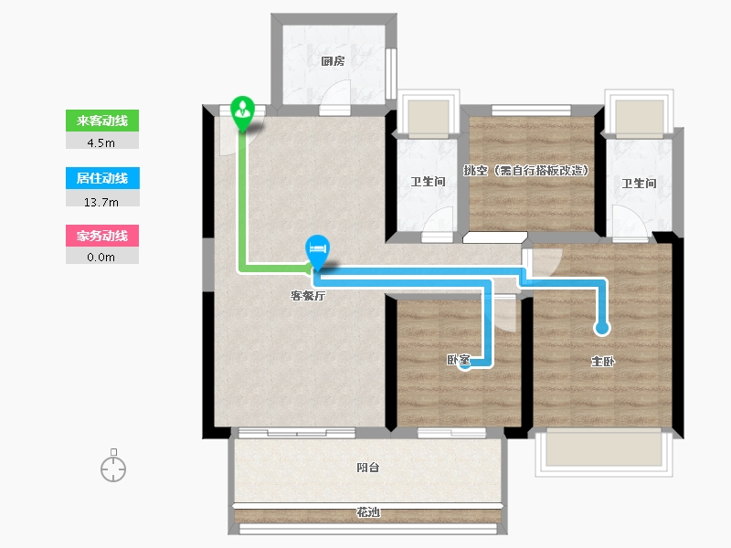 湖南省-衡阳市-金钟.央玺-79.21-户型库-动静线