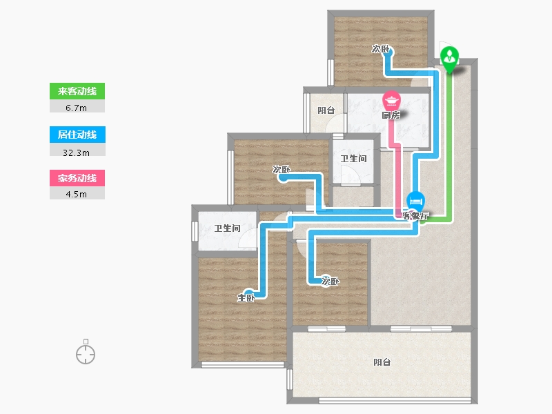 贵州省-六盘水市-城投・凤凰院景-115.41-户型库-动静线