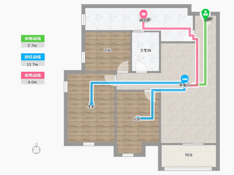 四川省-成都市-远大中央公园-96.07-户型库-动静线