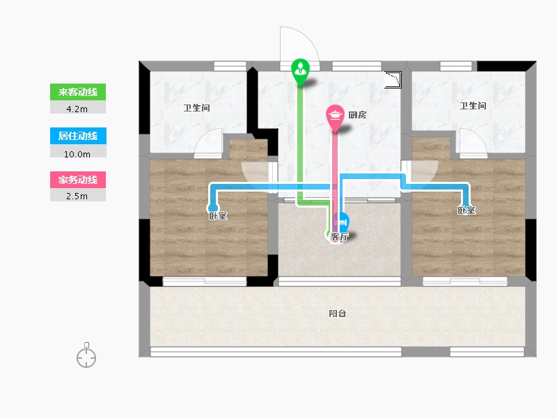 云南省-玉溪市-抚仙湖・龙湖星空小镇-55.26-户型库-动静线