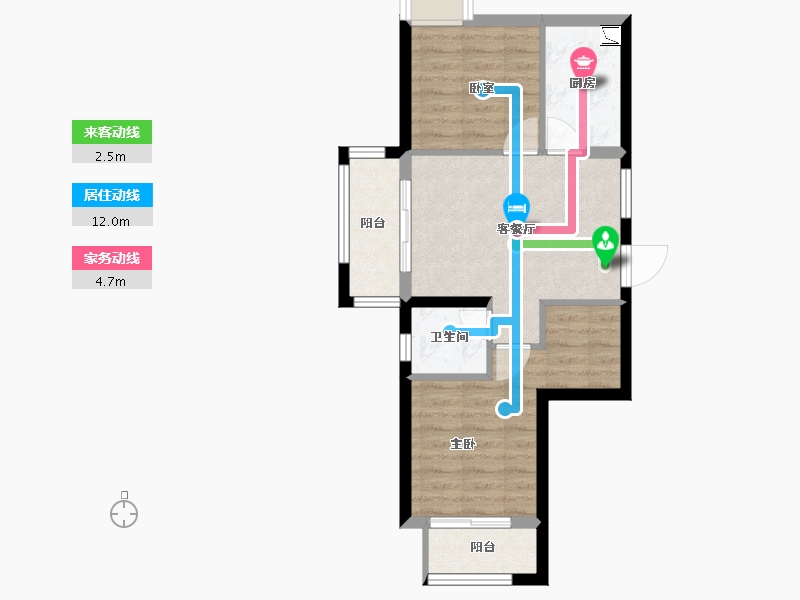 福建省-宁德市-中建锦绣里-52.91-户型库-动静线