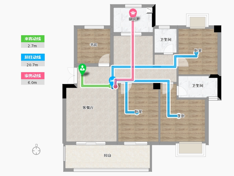 福建省-宁德市-中建锦绣里-92.15-户型库-动静线